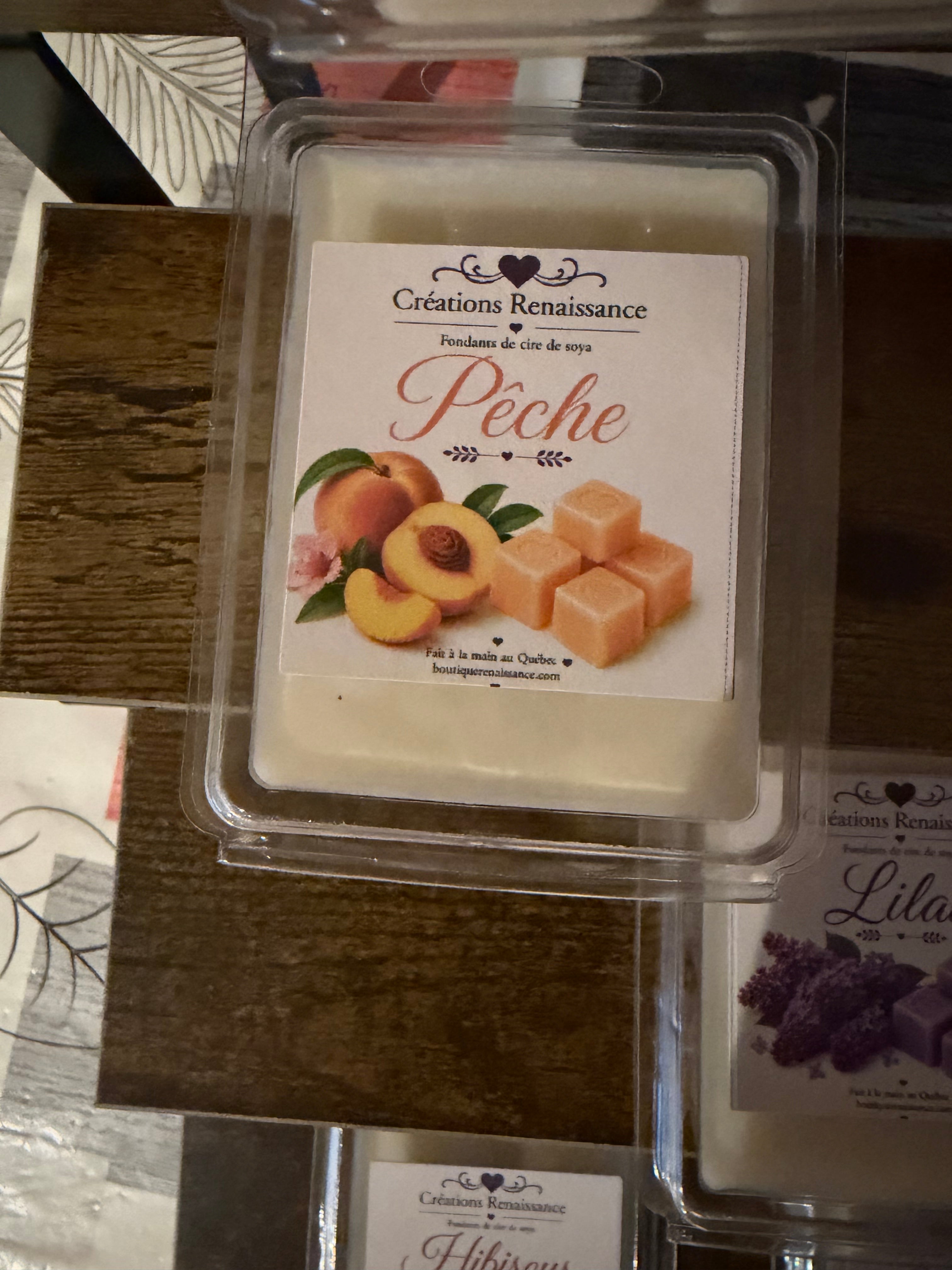 Fondants de cire de soya