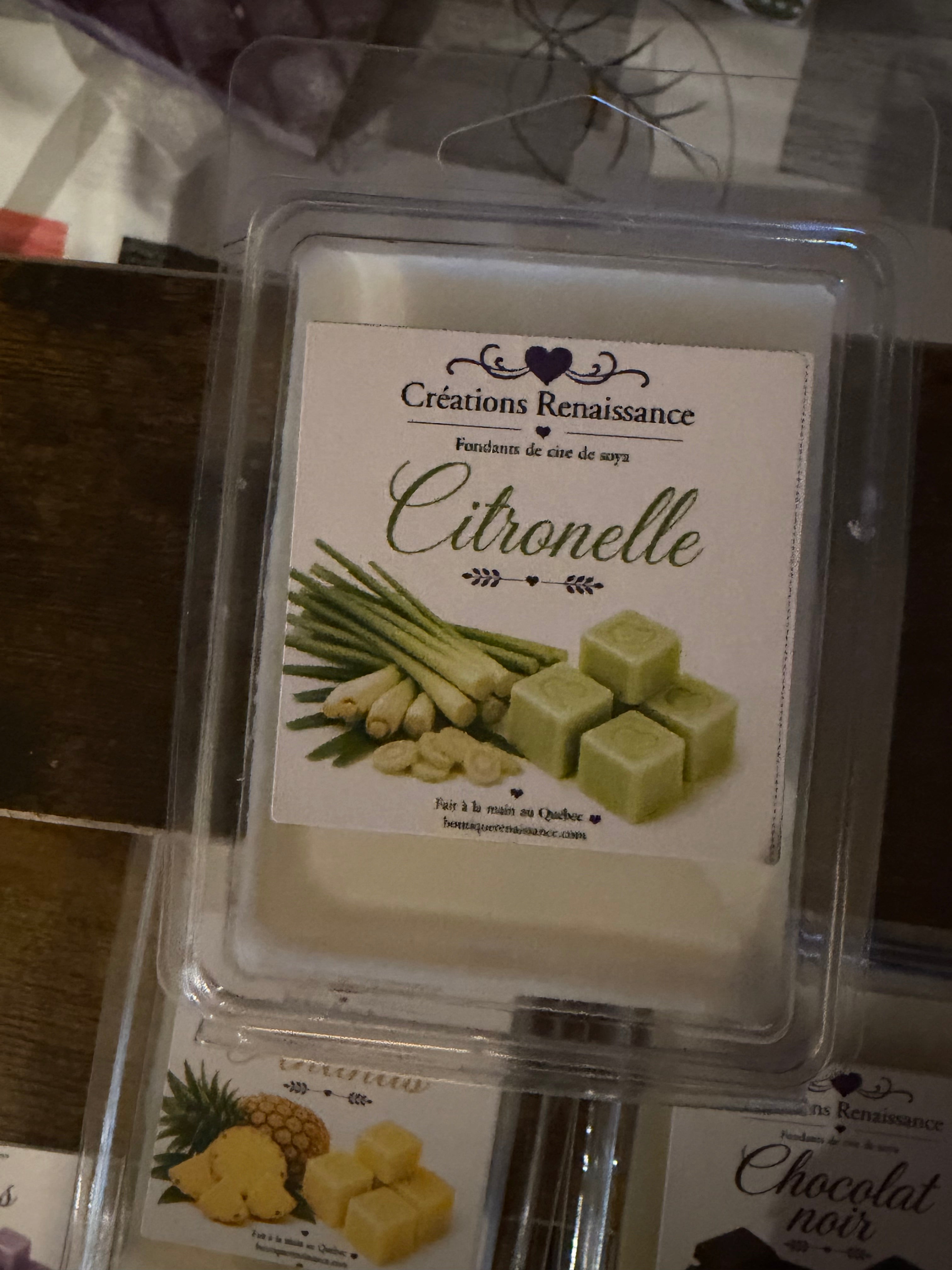 Fondants de cire de soya