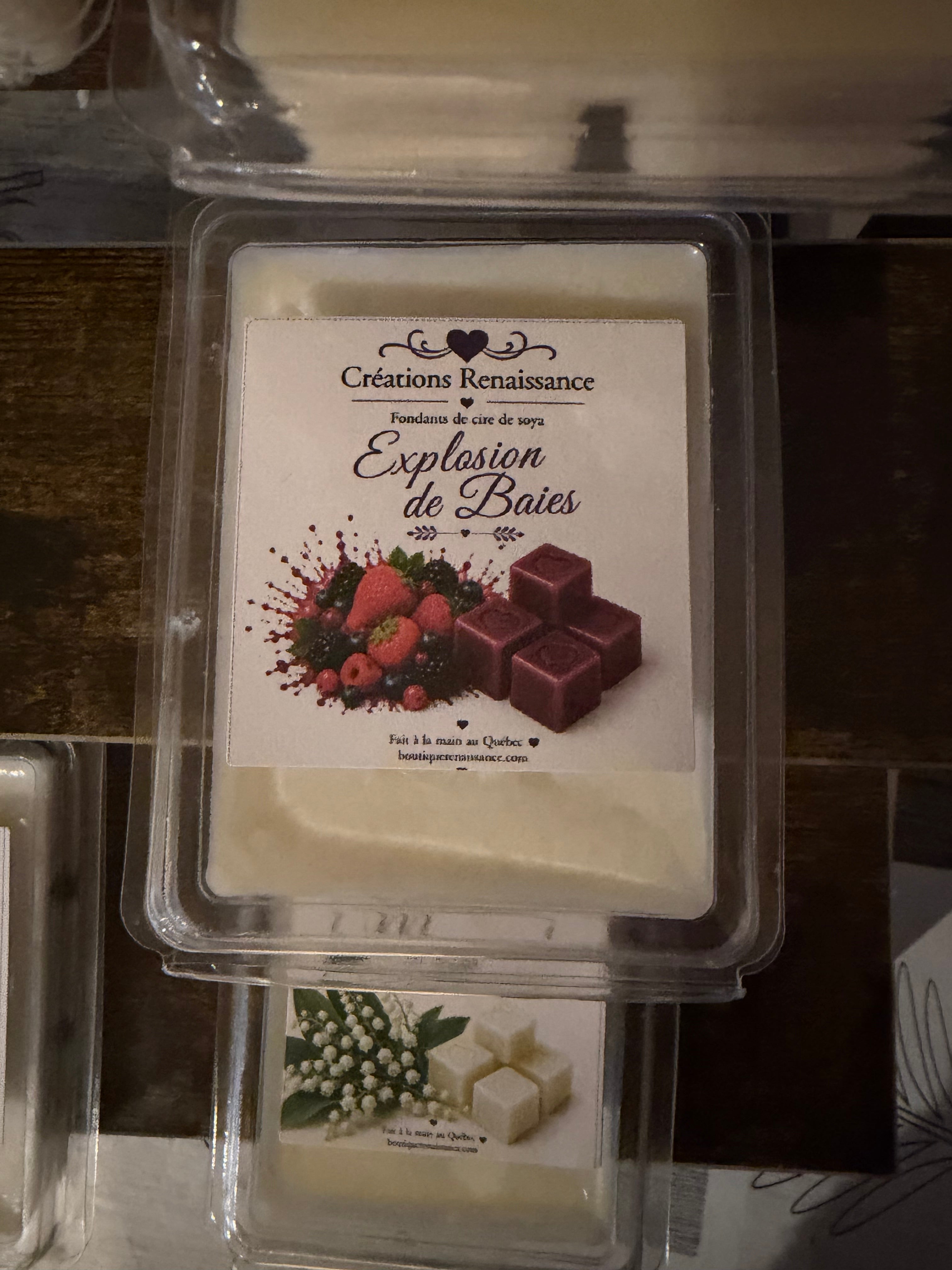 Fondants de cire de soya