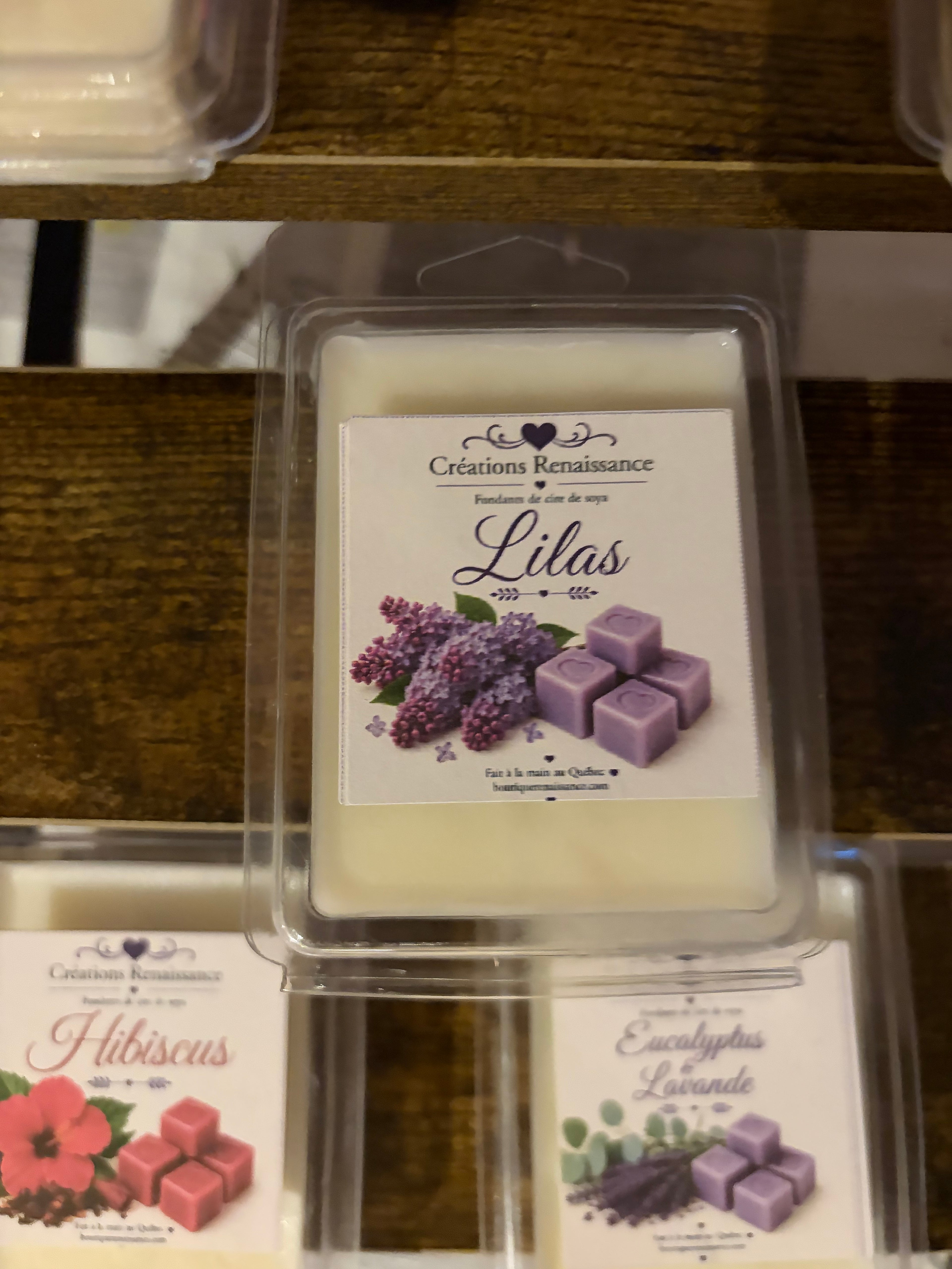 Fondants de cire de soya