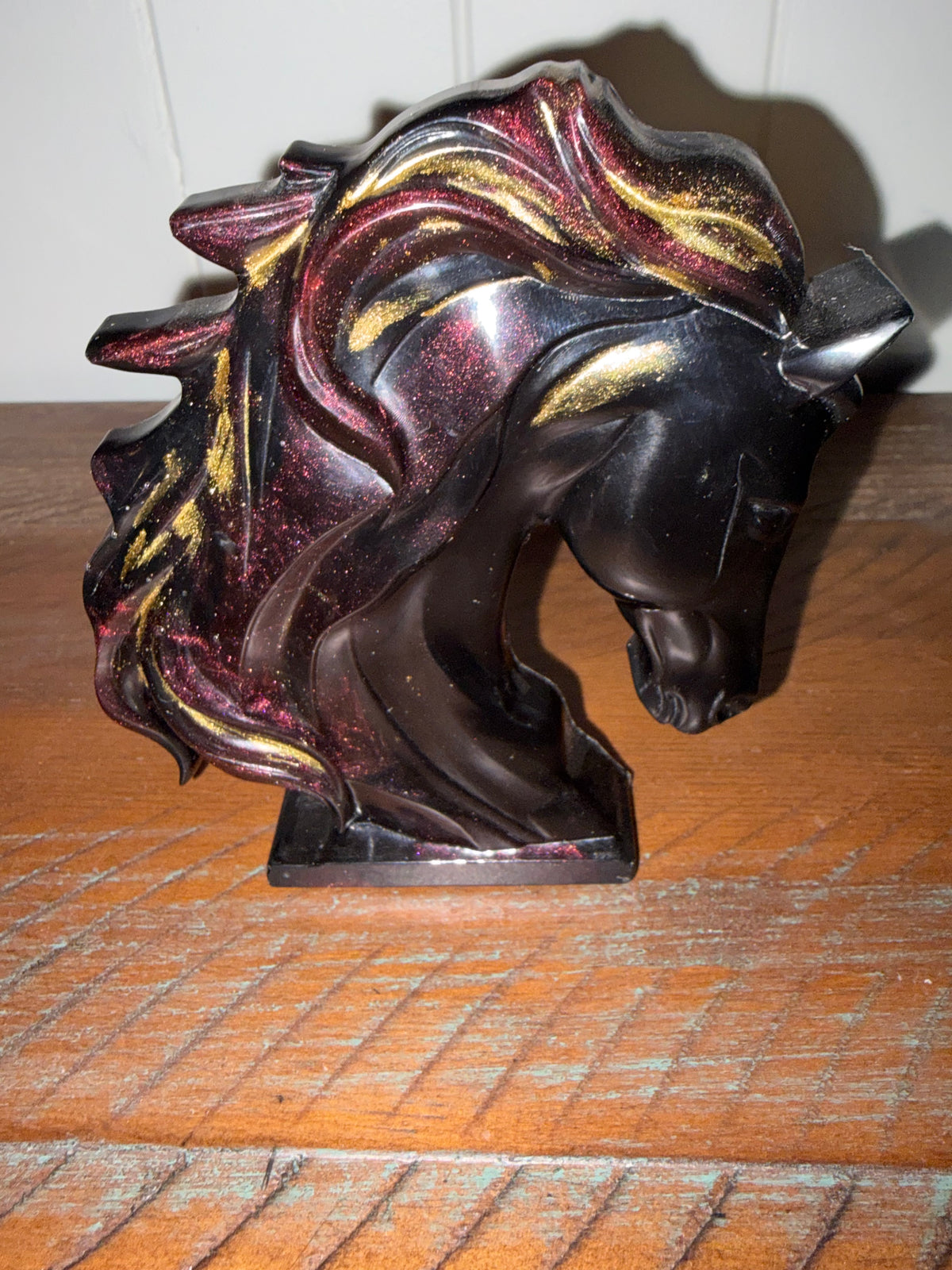 Étalon de nuit - Sculpture décorative en résine époxy