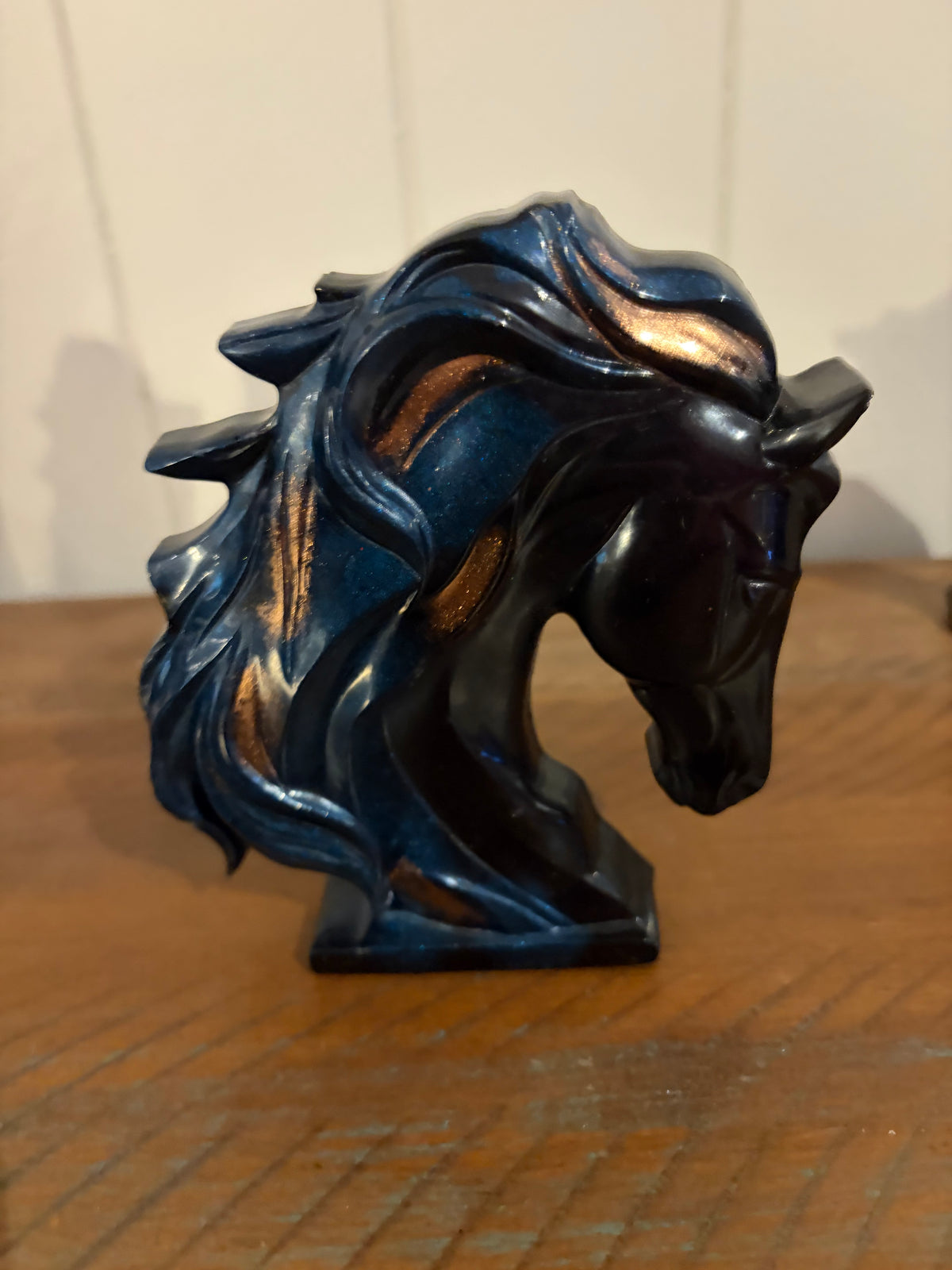 Étalon de nuit - Sculpture décorative en résine époxy