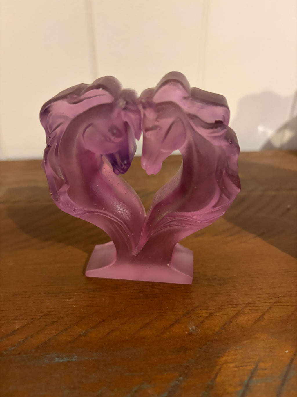 Étreinte équestre - sculpture décorative en résine époxy